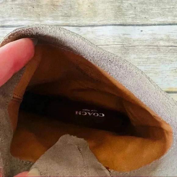 Coach Amy Suede Leather Boots Sz 7 - Picture 8 of 10